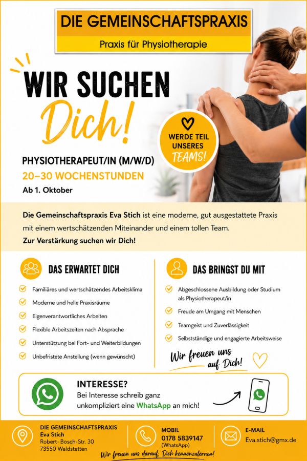 Wir suchen dich
